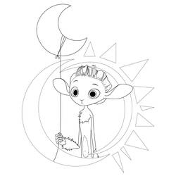 Dessin à colorier: Mune le Gardien de la Lune (Films d'Animation) #210941 - Coloriages à Imprimer Gratuits