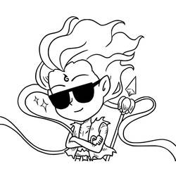 Dessin à colorier: Ne Zha (Films d'Animation) #218663 - Coloriages à Imprimer Gratuits