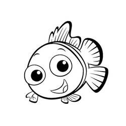 Dessin à colorier: Nemo (Films d'Animation) #188544 - Coloriages à Imprimer Gratuits