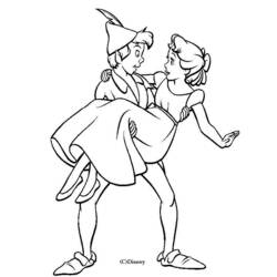 Dessin à colorier: Peter Pan (Films d'animation) #128839 - Coloriages à Imprimer Gratuits