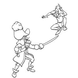 Dessin à colorier: Peter Pan (Films d'animation) #128844 - Coloriages à Imprimer Gratuits