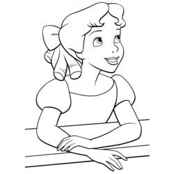 Dessin à colorier: Peter Pan (Films d'animation) #128853 - Coloriages à Imprimer