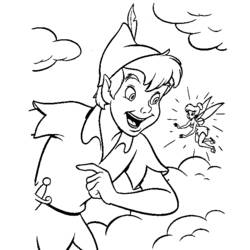 Dessin à colorier: Peter Pan (Films d'animation) #128861 - Coloriages à Imprimer Gratuits