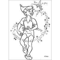 Dessin à colorier: Peter Pan (Films d'animation) #128871 - Coloriages à imprimer