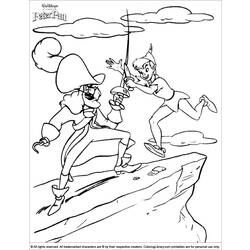 Dessin à colorier: Peter Pan (Films d'animation) #128895 - Coloriages à Imprimer Gratuits