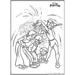 Dessin à colorier: Peter Pan (Films d'animation) #128919 - Coloriages à Imprimer Gratuits