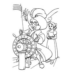 Dessin à colorier: Peter Pan (Films d'animation) #128923 - Coloriages à Imprimer Gratuits