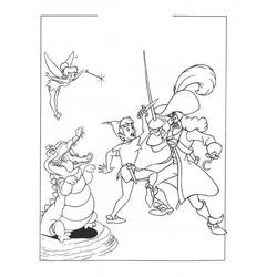 Dessin à colorier: Peter Pan (Films d'animation) #128933 - Coloriages à Imprimer Gratuits