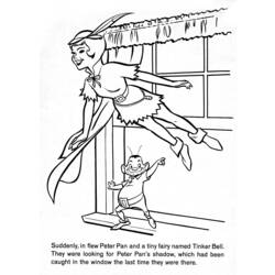Dessin à colorier: Peter Pan (Films d'animation) #128948 - Coloriages à Imprimer Gratuits