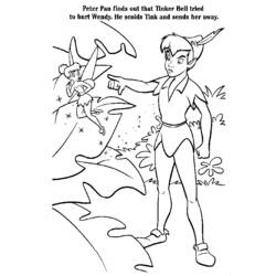 Dessin à colorier: Peter Pan (Films d'animation) #128955 - Coloriages à Imprimer Gratuits