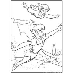 Dessin à colorier: Peter Pan (Films d'animation) #128958 - Coloriages à Imprimer Gratuits