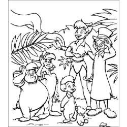 Dessin à colorier: Peter Pan (Films d'animation) #128989 - Coloriages à Imprimer Gratuits