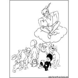 Dessin à colorier: Peter Pan (Films d'animation) #129009 - Coloriages à Imprimer Gratuits