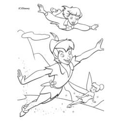 Dessin à colorier: Peter Pan (Films d'animation) #129026 - Coloriages à Imprimer Gratuits