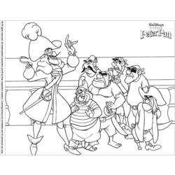 Dessin à colorier: Peter Pan (Films d'animation) #129031 - Coloriages à Imprimer Gratuits