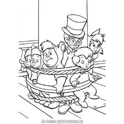 Dessin à colorier: Peter Pan (Films d'animation) #129046 - Coloriages à Imprimer Gratuits