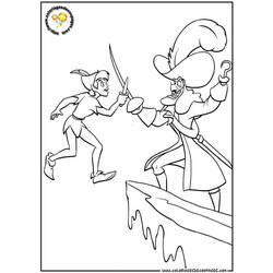 Dessin à colorier: Peter Pan (Films d'animation) #129081 - Coloriages à Imprimer Gratuits