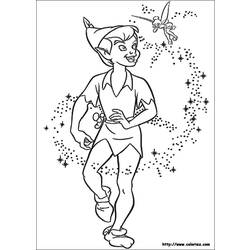 Dessin à colorier: Peter Pan (Films d'animation) #129097 - Coloriages à Imprimer Gratuits