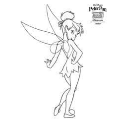 Dessin à colorier: Peter Pan (Films d'animation) #129151 - Coloriages à Imprimer Gratuits