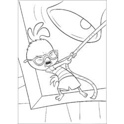 Dessin à colorier: Petit Poulet (Chicken Little) (Films d'animation) #72684 - Coloriages à Imprimer Gratuits