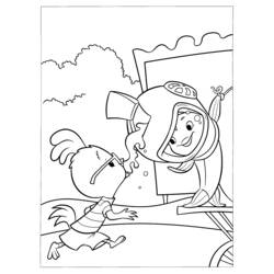 Dessin à colorier: Petit Poulet (Chicken Little) (Films d'animation) #72685 - Coloriages à Imprimer Gratuits