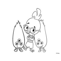 Dessin à colorier: Petit Poulet (Chicken Little) (Films d'animation) #72694 - Coloriages à imprimer