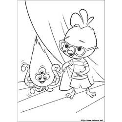 Dessin à colorier: Petit Poulet (Chicken Little) (Films d'animation) #72812 - Coloriages à Imprimer Gratuits