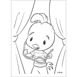 Dessin à colorier: Petit Poulet (Chicken Little) (Films d'animation) #72920 - Coloriages à Imprimer Gratuits