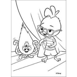 Dessin à colorier: Petit Poulet (Chicken Little) (Films d'animation) #72974 - Coloriages à Imprimer Gratuits