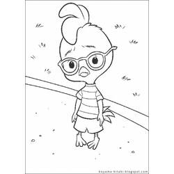 Dessin à colorier: Petit Poulet (Chicken Little) (Films d'animation) #73051 - Coloriages à Imprimer Gratuits