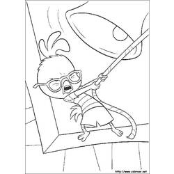 Dessin à colorier: Petit Poulet (Chicken Little) (Films d'animation) #73224 - Coloriages à Imprimer Gratuits