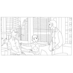 Coloriage Phantom Boy (Films d'Animation) #199685 à imprimer et colorier