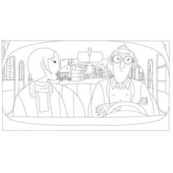 Coloriage Phantom Boy (Films d'Animation) #199693 à imprimer et colorier