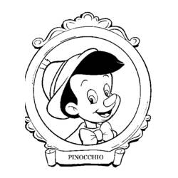 Dessin à colorier: Pinocchio (Films d'animation) #132241 - Coloriages à imprimer