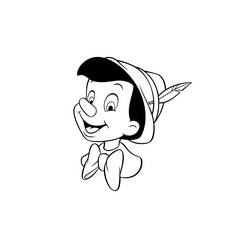 Dessin à colorier: Pinocchio (Films d'animation) #132264 - Coloriages à imprimer