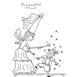 Dessin à colorier: Pinocchio (Films d'animation) #132278 - Coloriages à Imprimer Gratuits