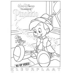 Dessin à colorier: Pinocchio (Films d'animation) #132279 - Coloriages à imprimer