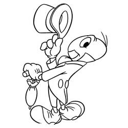 Dessin à colorier: Pinocchio (Films d'Animation) #199785 - Coloriages à Imprimer Gratuits