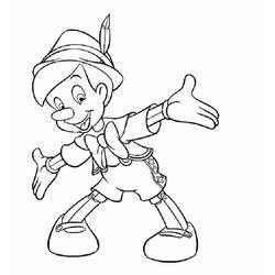 Dessin à colorier: Pinocchio (Films d'Animation) #199796 - Coloriages à Imprimer Gratuits