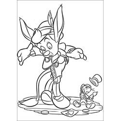Coloriage Pinocchio (Films d'Animation) #199801 à imprimer et colorier