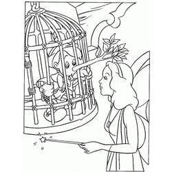 Dessin à colorier: Pinocchio (Films d'Animation) #199802 - Coloriages à Imprimer Gratuits