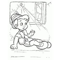 Dessin à colorier: Pinocchio (Films d'Animation) #199808 - Coloriages à Imprimer Gratuits