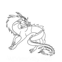 Coloriage Raya et le Dernier Dragon (Films d'Animation) #178938 à imprimer et colorier