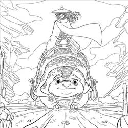 Coloriage Raya et le Dernier Dragon (Films d'Animation) #178958 à imprimer et colorier