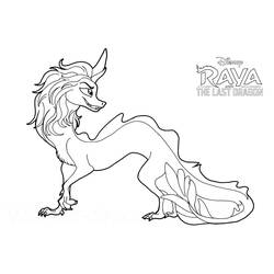 Raya et le Dernier Dragon - Coloriages gratuits à imprimer