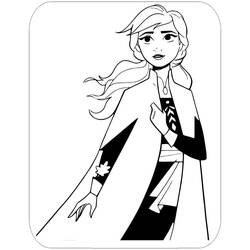 Dessin à colorier: Reine des Neiges (Films d'Animation) #175546 - Coloriages à Imprimer Gratuits