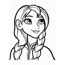 Dessin à colorier: Reine des Neiges (Films d'Animation) #175547 - Coloriages à Imprimer Gratuits