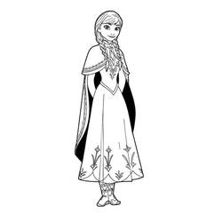 Dessin à colorier: Reine des Neiges (Films d'Animation) #175559 - Coloriages à Imprimer Gratuits