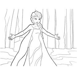 Dessin à colorier: Reine des Neiges (Films d'Animation) #175562 - Coloriages à Imprimer Gratuits
