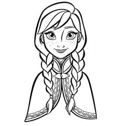 Dessin à colorier: Reine des Neiges (Films d'Animation) #175571 - Coloriages à Imprimer Gratuits